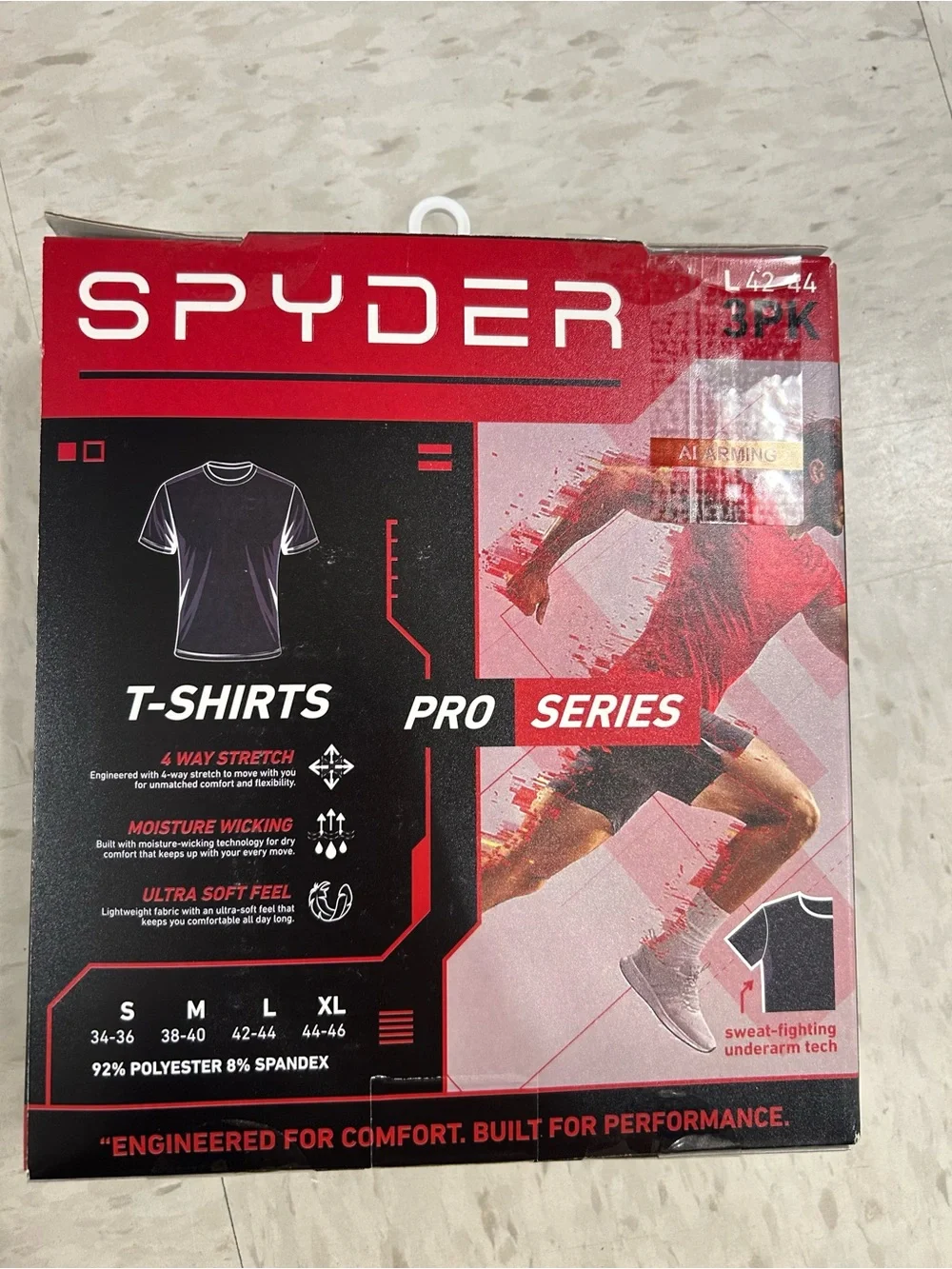Spyder Pro Series Men’s Active T-Shirts 3-Pack